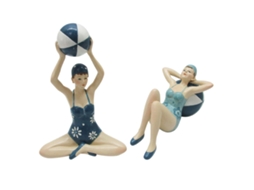 Figura de menina sentado 2 unidades BY SIGRIS