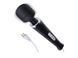Varinha Massageadora Portátil Poderosa Com Fio Com 10 Configurações De Pulso, Varinha Massageadora De Terapia Corporal Total Pessoal (preta)