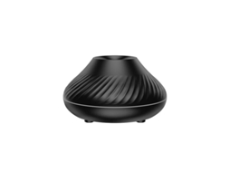 Máquina De Aromaterapia Simulação De Chama Usb Colorida Bestvite Preto