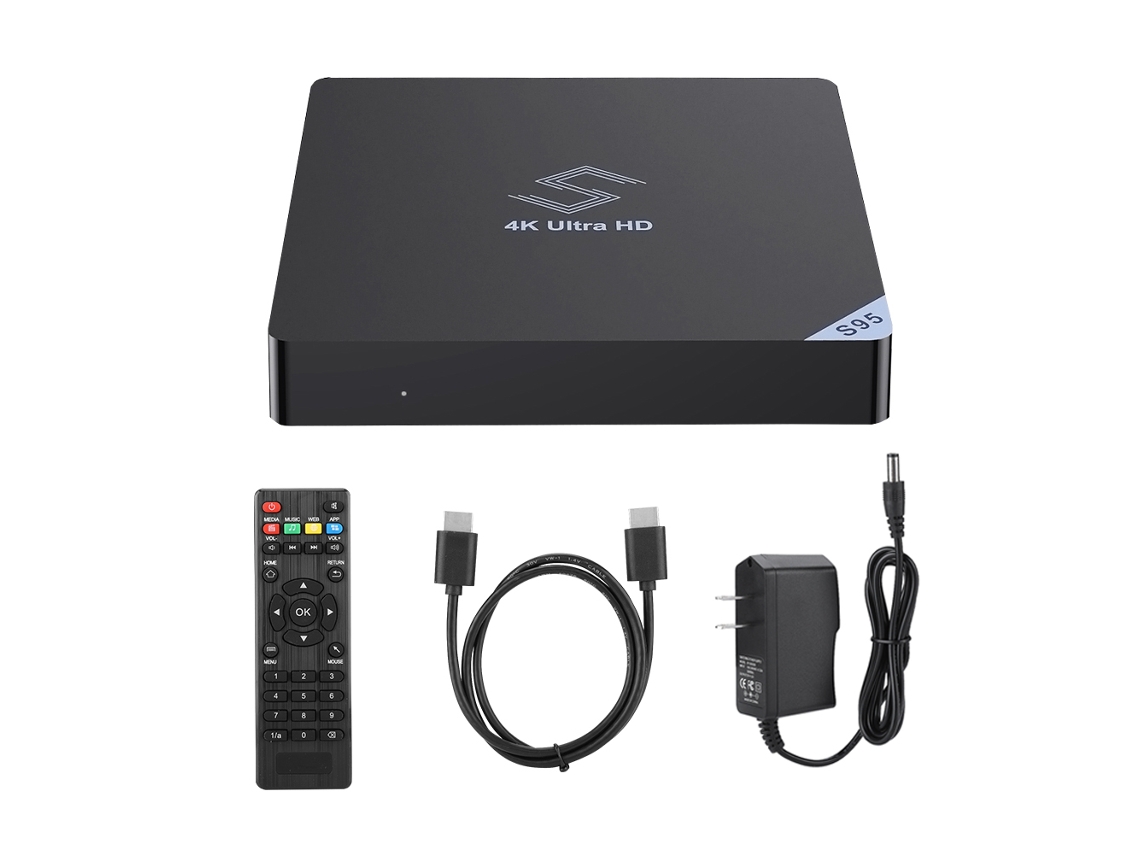 Caixa De Tv Inteligente Com Dual Wifi E Bt4.0