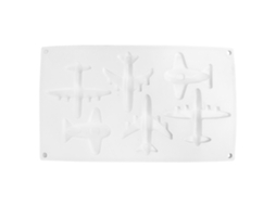 Molde De Silicona Em Forma De Avião 6 Espaços Para Bolos Chocolate Decoração Baking Diy Cozinha Lar