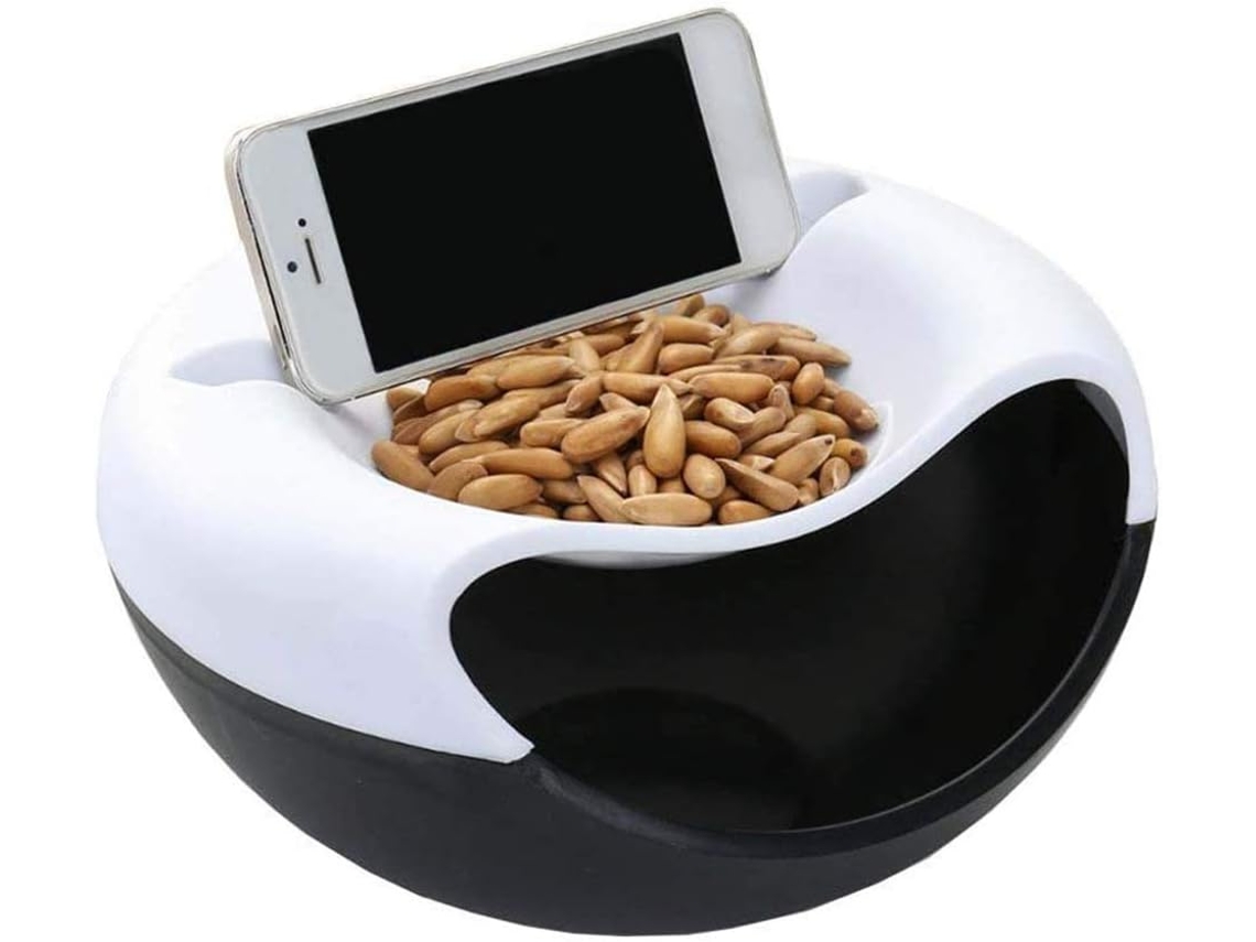 Caixa Organizadora De Lanches Feita De Plástico De Qualidade Alimentar, Com Suporte Para Celular, Du Gokoco