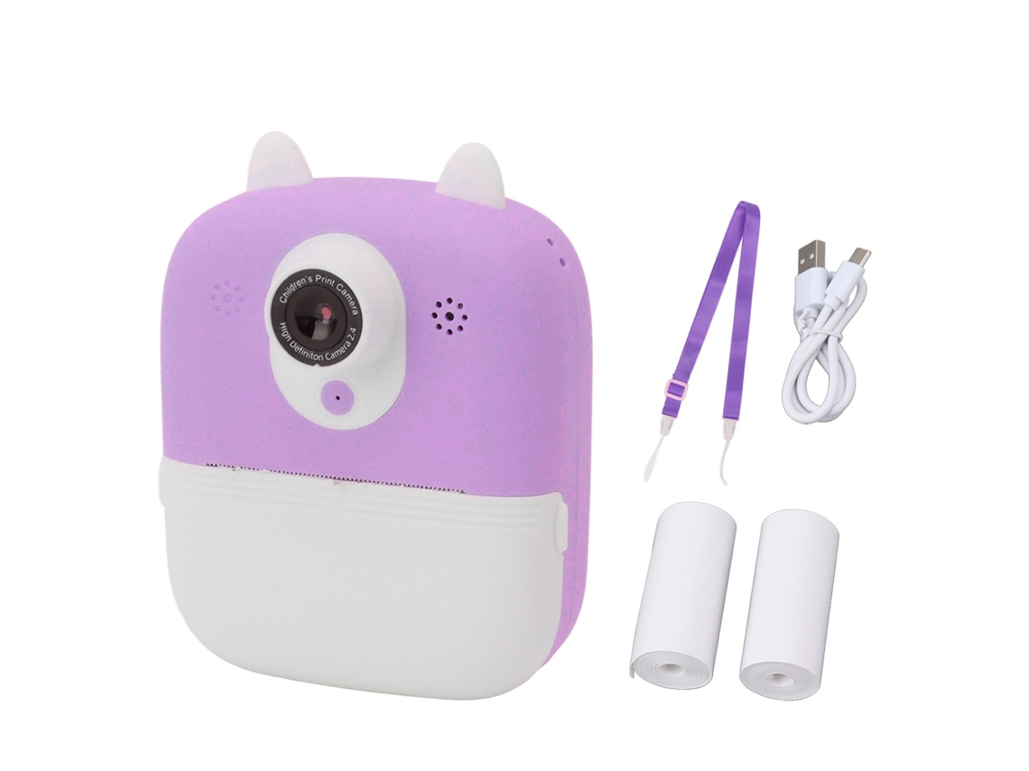 Câmera Infantil Laxiscreed Com Lentes Duplas Para Fotos Instantâneas E Impressão De Alta Qualidade