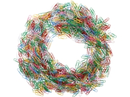 1200 Unidades De Clipes Papel Plástico 33mm Organização Diária E Proteção Arquivos, Ideais Escritório E Escola