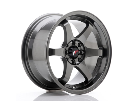 Jante para Carros Japan Racing Jr3 15''X8 Et 25 4X114,3 4X100 Cb 73,1 Gun Metal