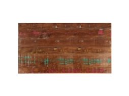 Vidaxl Tampo De Mesa Retangular 110x50x2,5cm Madeira Recuperada Maciça