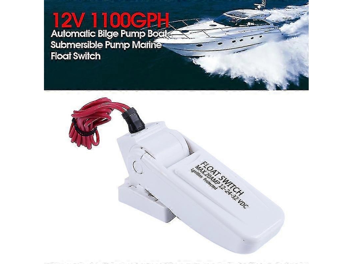 12v 1100gph Bomba Automática De Aquique Barco Bomba Sumergível Interruptor De Flotador Marinho U7w6 PENGDSJE