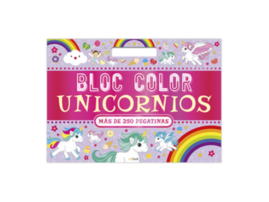 Livro Bloc Color - Unicornios