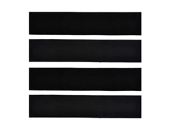 Suporte De Placa De Carro Com Adesivo Universal, Resistente Ao Clima, À Prova D'água E Durável Em Poliéster Preto
