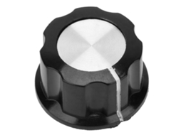 Laxiscreed Knob De Potenciômetro Com Design Estriado Para Controle De Volume De Áudio