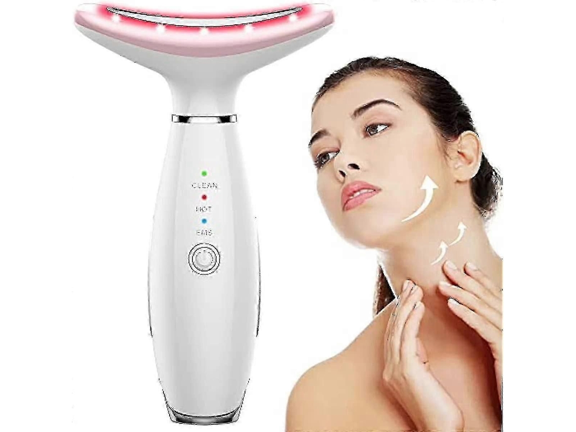 Massageador Facial Antirrugas para Rosto e Pescoço, Ferramenta de Rejuvenescimento Escultura Facial, Dispositi Vo Massagem Vibratória GOKOCO
