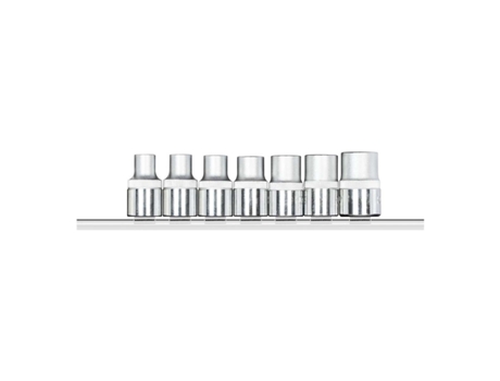 Conjunto de chave de soquete Torx 1/2 com trilho, 7 peças (3300028) GEDORE RED R61208007