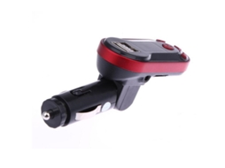 Transmissor Fm YIZHOOD I9 Kit de Carro Sem Fio Bluetooth Chamadas Mãos-Livres Mp3 Usb Tf 3.5 Sem Fio Jack Vermelho
