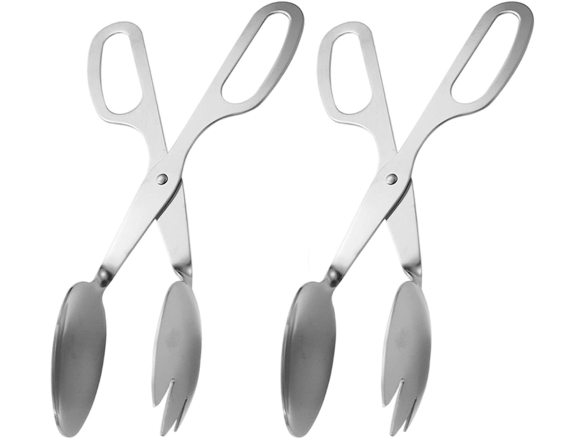 Pinça Multifuncional Prática Em Aço Inoxidável Para Servir, Cozinhar, Assar, Churrascos, Festas, Eventos Ao Ar Livre E