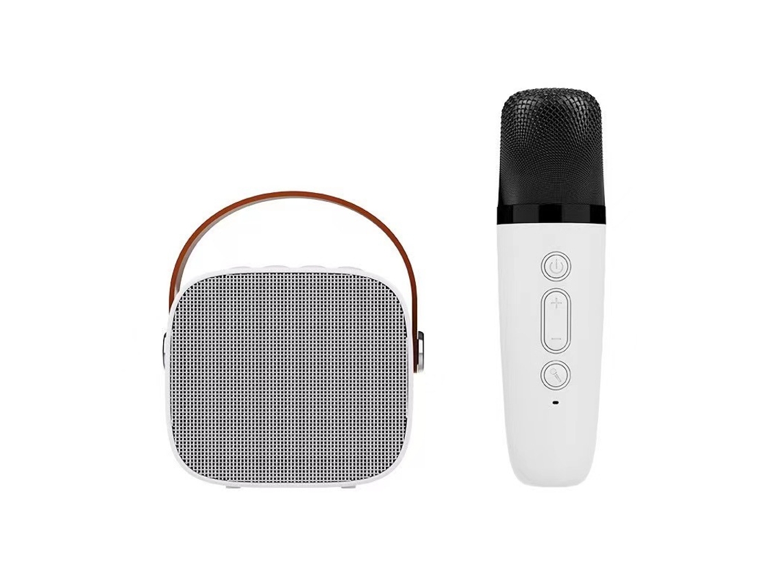 Máquina De Karaoke Portátil Bluetooth Com Microfone Sem Fios
