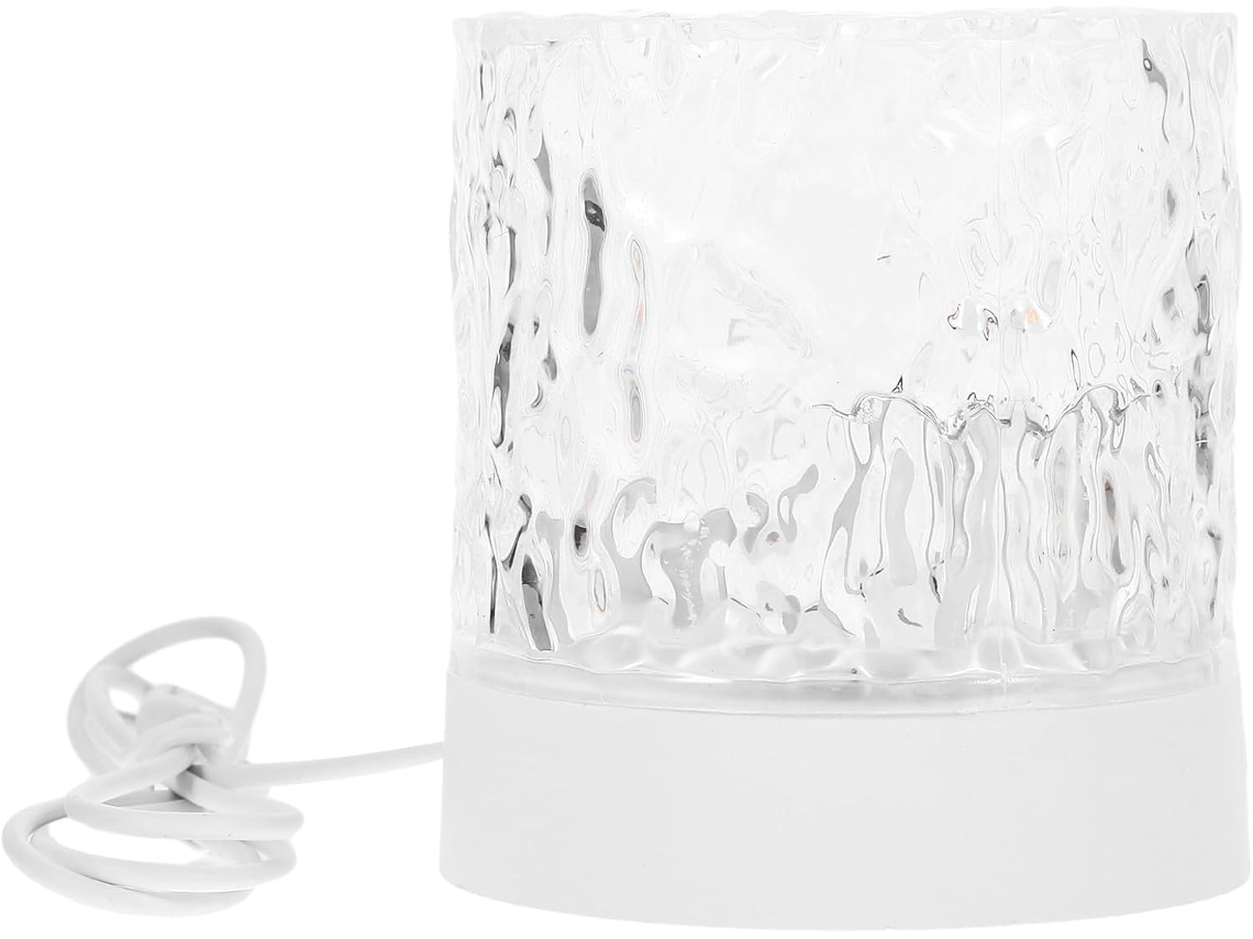 Luminária de cabeceira romântica Callaron com porta USB, luminária de mesa decorativa para PC, design moderno e simples.
