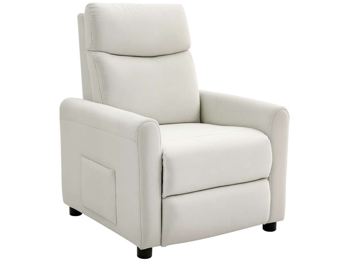 Poltrona Relax Tv Reclinável, Molas Ensacadas, Poltrona Estofada Para Sala De Estar