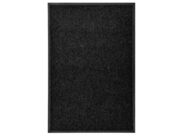 Vidaxl Tapete De Porta Lavável 60x90 Cm Preto