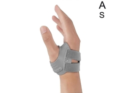 Tutora de Polegar para Artrite Osteoartrite Suporte de Splint Mão Direita Cinza Tamanho S