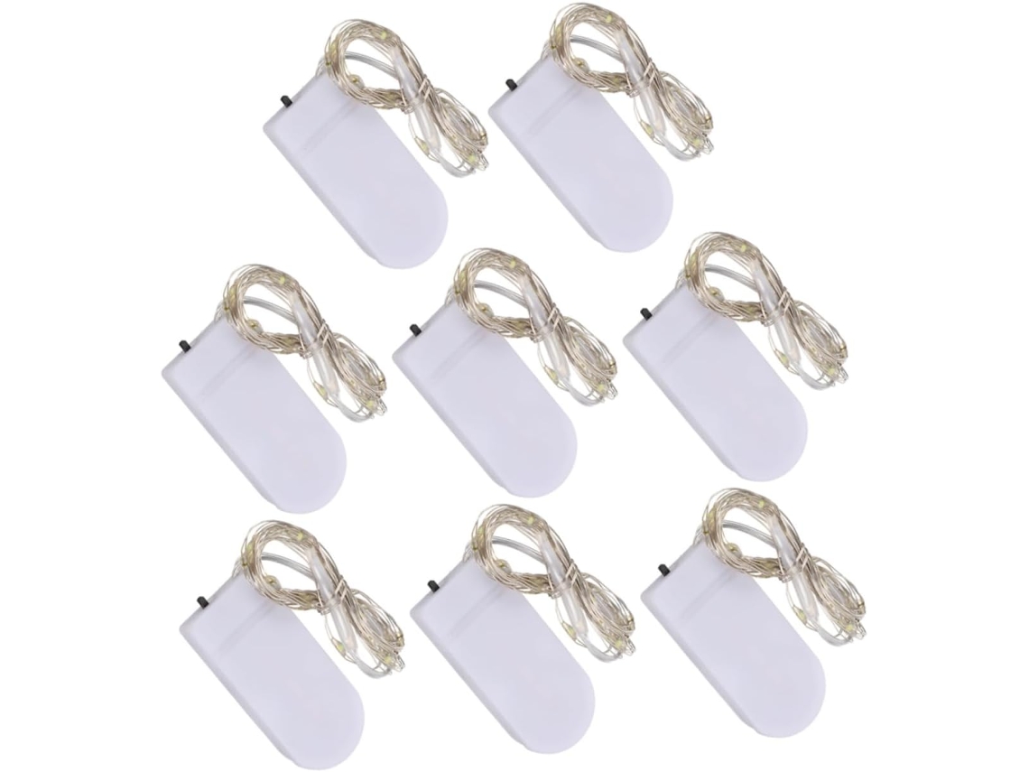 Conjunto De 8 Cordões De Luzes Led Para Decoração De Casa, Luzes Festivas E Enfeites De Casamento Gokoco