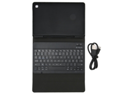 2026zentro-capa Com Teclado Francês Sem Fio Bluetooth Desmontável Em Couro Pu Para Samsung Galaxy Tab S6 Lite 10.4in