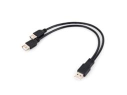 Adaptador Hub Divisor Y Usb Com Cabo Usb 2.0 De Macho Para 2 Fêmeas Duas Jacks De Alta Velocidade