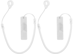 2 Suportes Retráteis Para Canetas Stylus Com Base Fixa, Cordão Espiral