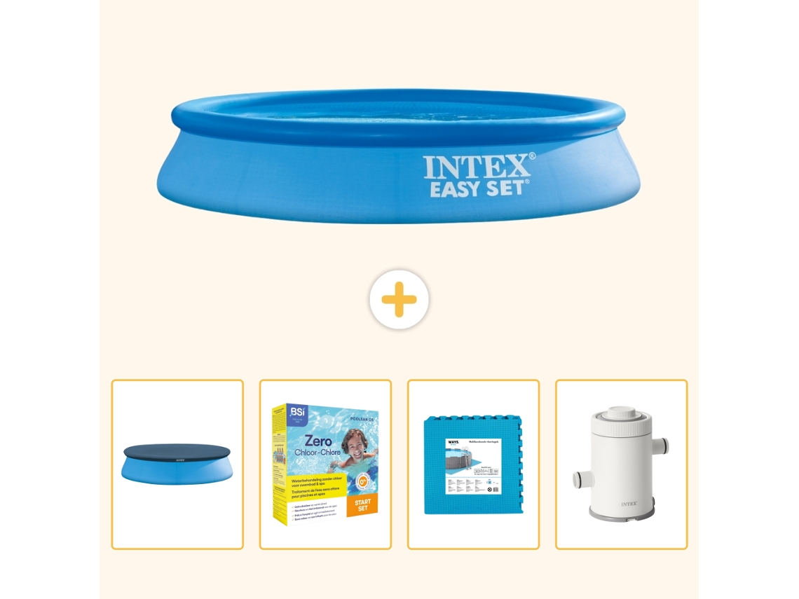 Intex Piscina Easy Set Redonda - 305x61 Cm - 5-peças S102