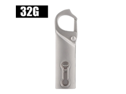 Pen Drive Usb (usb3.0 32gb) Dock Buckle Criativo Metal Mini Pen Drive Usb Portátil