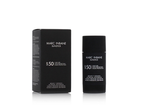 Protetor Solar Facial Marc Inbane Sunstick Black Spf 50 (15 g)