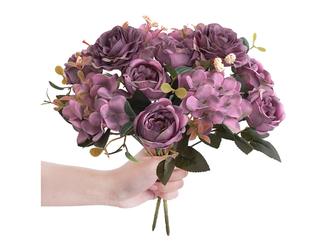 Laxiscreed Pack De 2 Hibiscus Rose Para Decoração E Jardim, Resistente E De Alta Qualidade