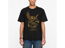 Rockinstone Hunger Games Movie Boss Fight Simple Black Adult T-shirt Size:s