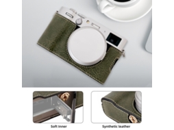 Funda Protectora Para Cámara Fujifilm X100vi Estilo Retro Con Correa De Hombro Y Diseño De Apertura Inferior