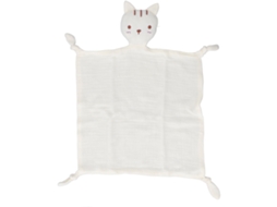 Primerox manta de Aconchego Animal Snuggler Lovey Gato Boneco Seguro para Bebês Crianças Neutro Bege