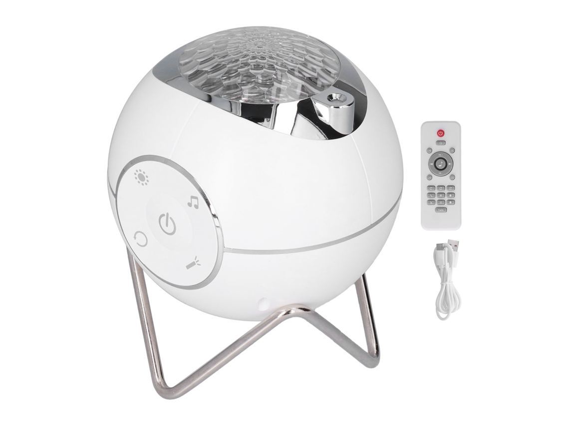 Rebe-projetor De Estrelas Com Carregamento Usb Projetor Led Com Botão Táctil Luz Noturna Com Música Para Quarto Infantil