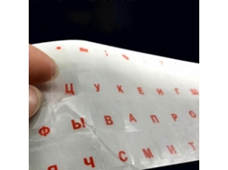 Adesivos De Teclado Russo Com 2 Peças Brilvibera