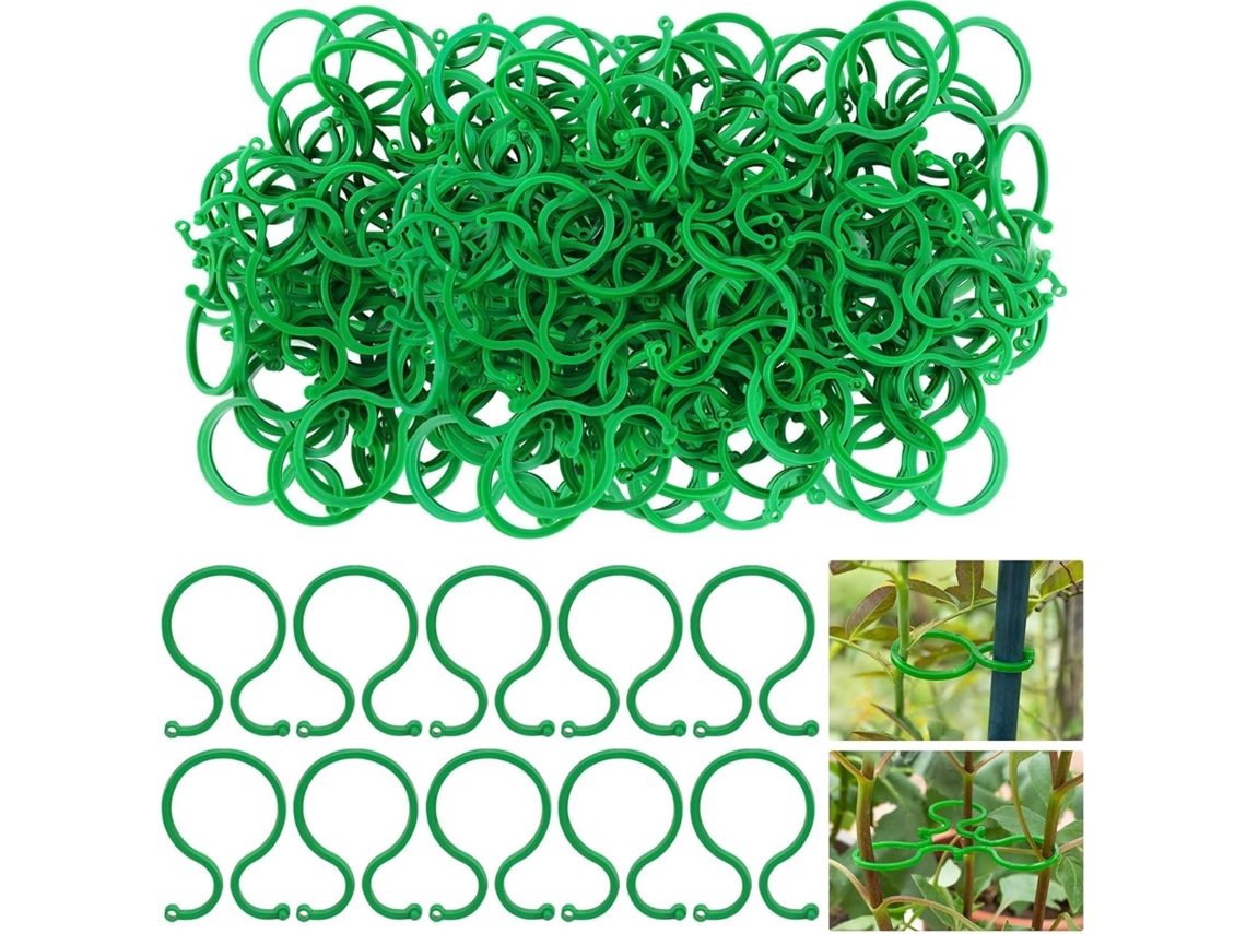 Conjunto de 200 Grampos para plantas trepadeiras AQUAFORGE