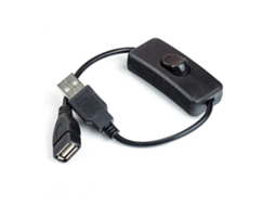 Cabo Usb De 28 Cm Com Interruptor Liga/desliga E Extensão Para Lâmpada Usb. Aquaforge