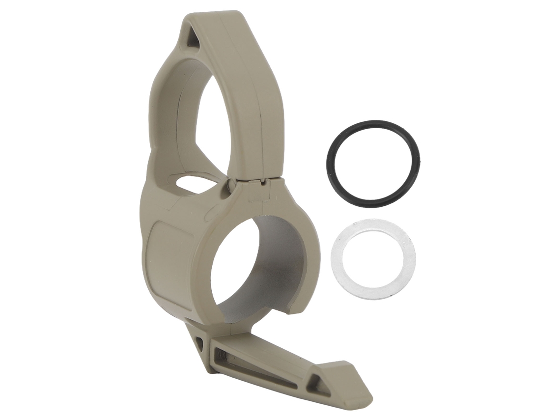 Anel Adaptador para Lanterna, Clip de Bolso, Marrom S/MARCA