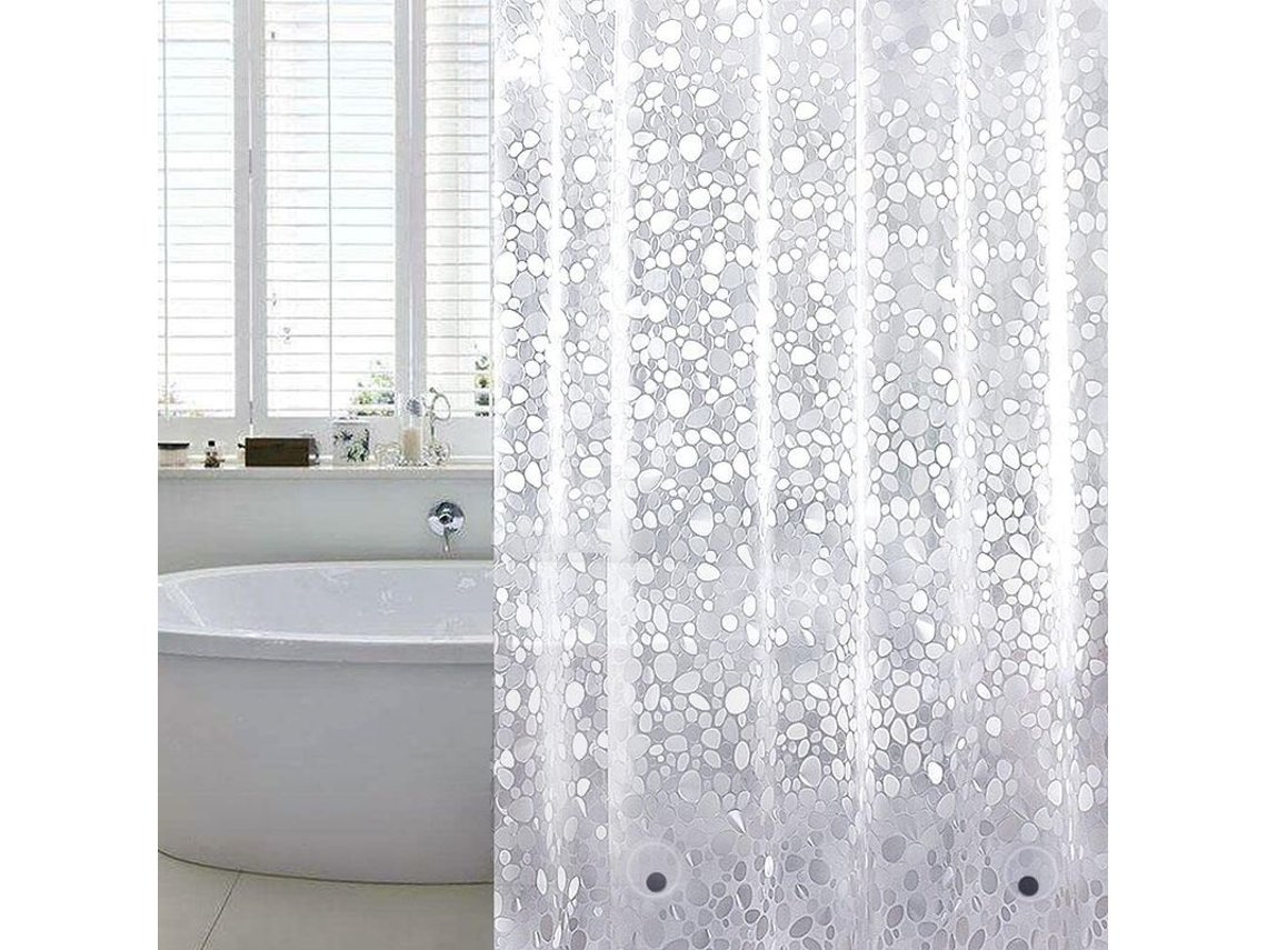 Lona de Chuveiro Antimofo Eva 180x180cm | S/MARCA