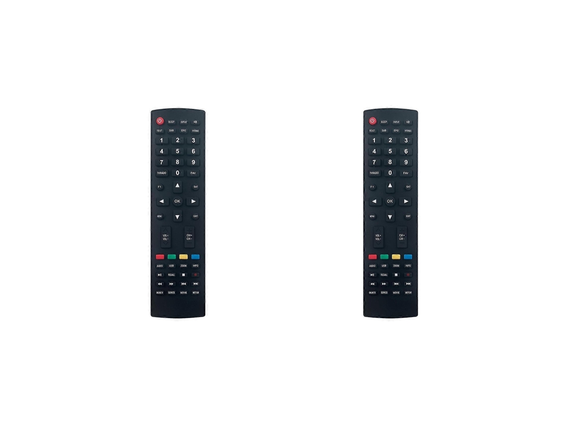2 Controles Remotos De Substituição Compatíveis Com Istar Tv Box A9000 A8500 A8000 A1600 A65000 A9700 Zeed222 Zeed333 Zeed444
