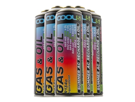 Kit De Refrigerante 5x 2 Em 1 Para Substituição de Fazer Cool5 A/c R134a