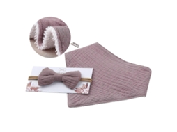 Bandana de Algodão Puro, Cor Sólida, Pano Para Embrulhar, Acessórios Para Cabeça, Presentes Para Recém-nascidos, Faixa De Cabelo Com Laço, Babador