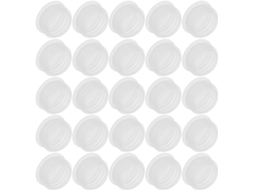 100 Tampas Internas De Plástico Antivazamento De 24mm Para Frascos De Cosméticos (pacote Com 100)