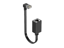 Cabo De Extensão Ethernet Em Ângulo Reto 90 Graus, Cat7 Rj45 Para Pc, Edição 0830-aquaforge