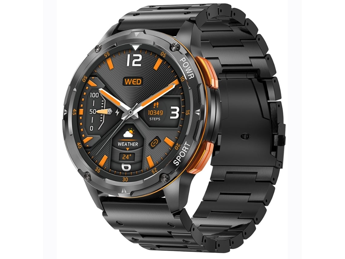 Smartwatch Com Tela Hd Amoled Chamadas Bluetooth Frequência Cardíaca Pressão Arterial Monitoramento De Oxigênio No Sangue E Rastreamento Yunzii