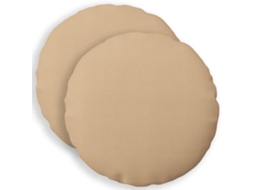 Vidaxl Almofada Com Travesseiro Heerlen 2 Unid. Creme Tecido