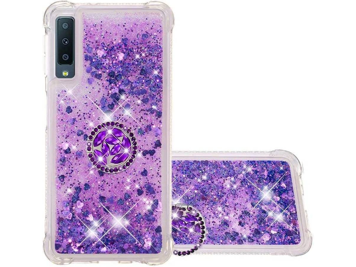 Capa Samsung Galaxy A7 2018 HONGWE. Púrpura