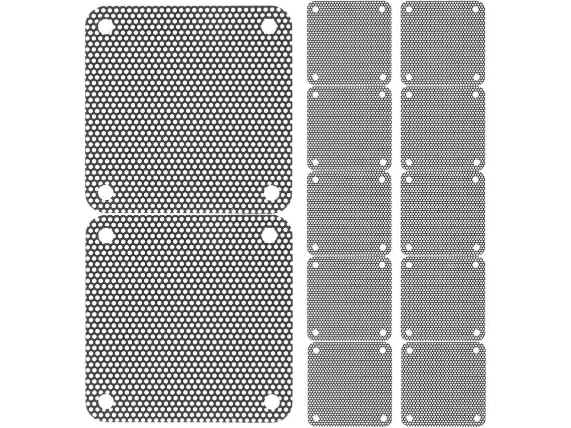 Pacote Com 20 Filtros De Malha De Pvc Para Ventiladores De Refrigeração.