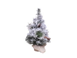 Laxiscreed Árvore De Natal Mini Artificial Com Base Reforçada Para Decoração Natalícia